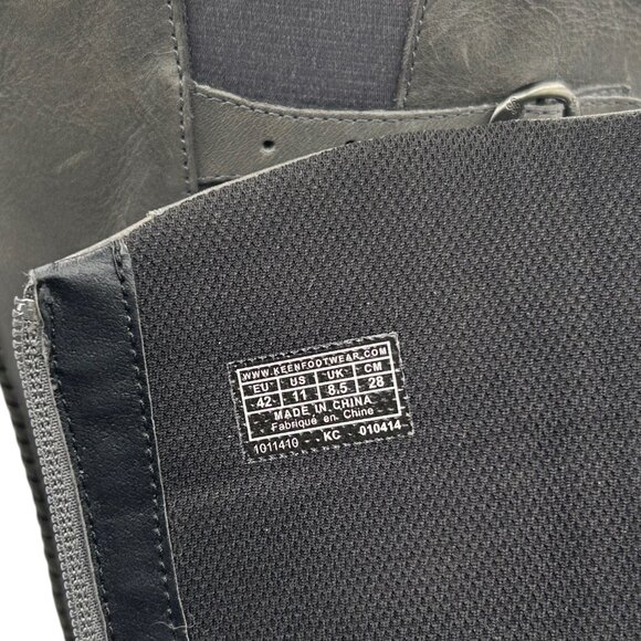 Keen Bern Baby Olive Green Tall Leather Outdoor Hiking Moto Riding Boots (11) - Picture 15 of 16